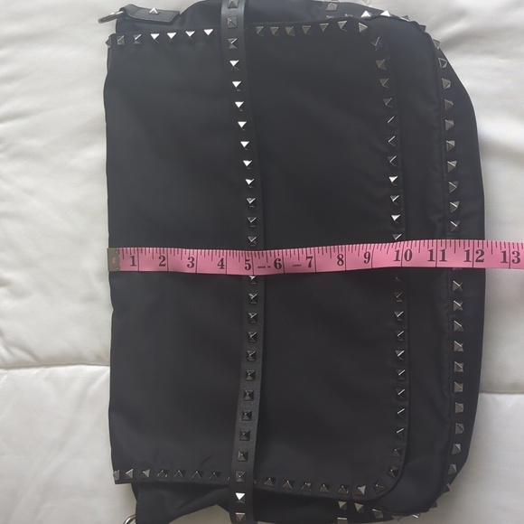 Valentino Garavani Rockstud Nylon Flap Messenger bag - Picture 11 of 12